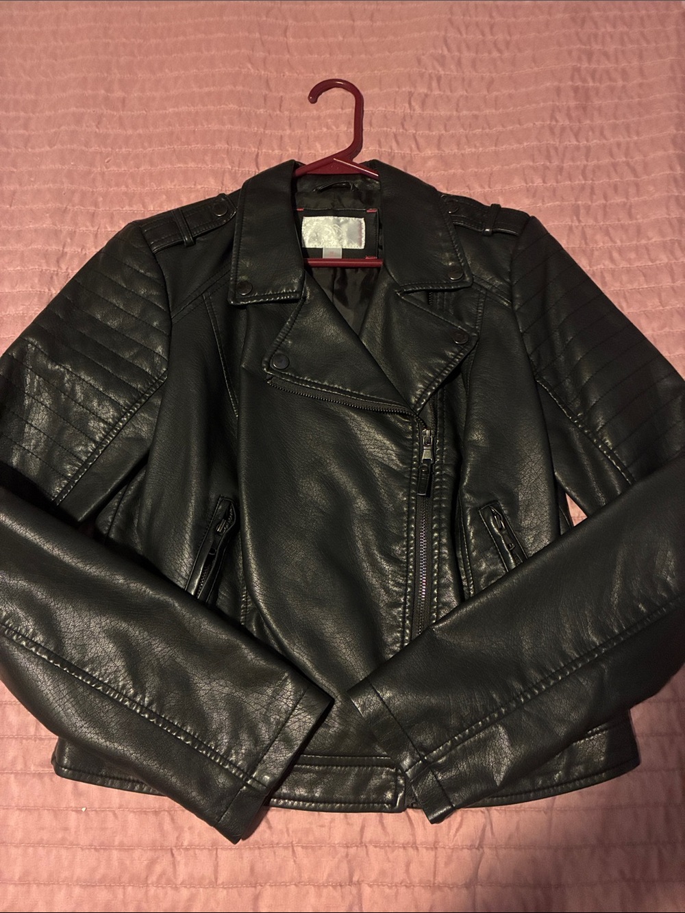 (non) leather jacket